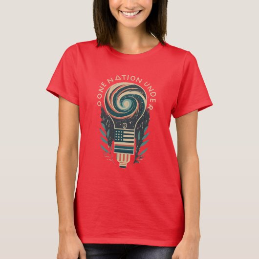 EEN NATIE ONDER T-shirt (Voorkant)