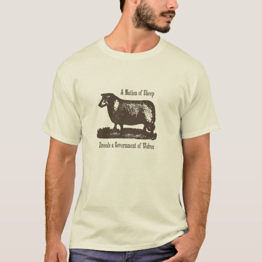 Een natie van schaap T-Shirt (Voorkant)