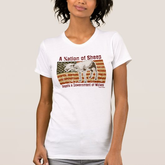 Een natie van schaap T-Shirt (Voorkant)