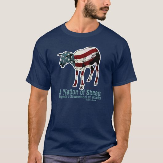 Een natie van schaap T-Shirt (Voorkant)
