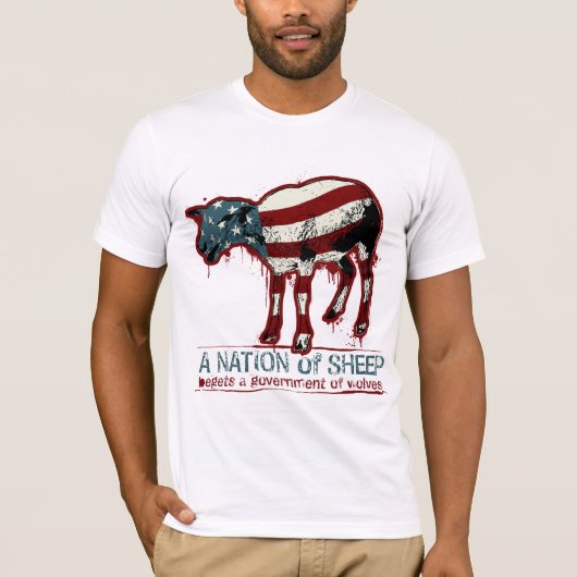 Een natie van schaap T-Shirt (Voorkant)
