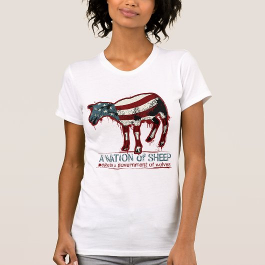 Een natie van schaap T-Shirt (Voorkant)