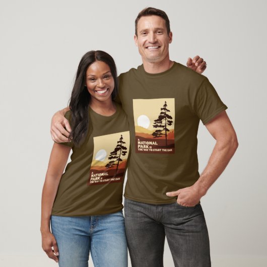 Een nationaal park is een manier om te beginnen t-shirt (Unisex)