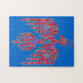 Een Native American Thunderbird Jigzaag Puzzle Gam Legpuzzel (Horizontaal)