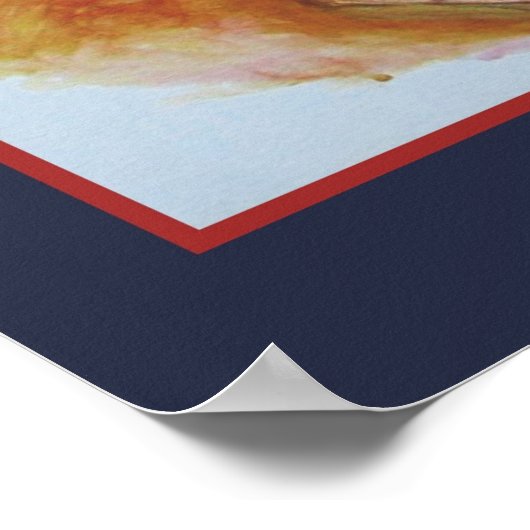 Een Native American Warrior Poster (Hoek)