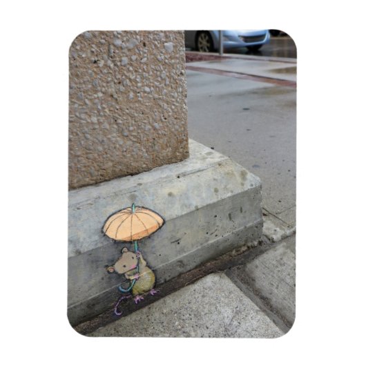 Een natte en haastige dag magneet (Verticaal)