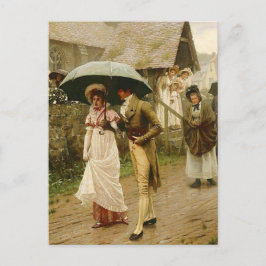 Een natte zondagochtend briefkaart