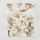 Een natuurlijke bohemische botanische moderne eleg (Achterkant)