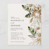 Een natuurlijke bohemische botanische moderne eleg (Voorkant)