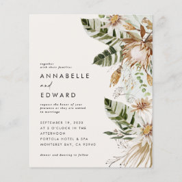 Een natuurlijke bohemische botanische moderne eleg