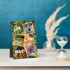 Een natuurlijke familie met een lage woonplaats fotoplaat