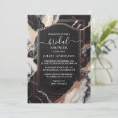 Een natuurwerk gestapeld stenen marmeren Vrijgezel Kaart (Staand voorkant)