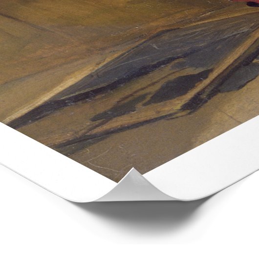 Een Naughty Child (olie op doek) Poster (Hoek)