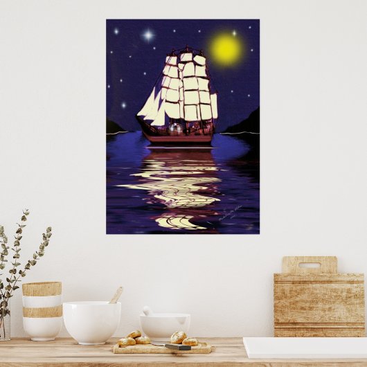 Een Nautical Dream Poster (Keuken)