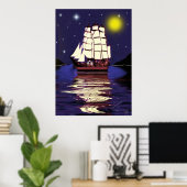 Een Nautical Dream Poster (Thuiskantoor)