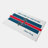 Een Nautical Welcome 24 x 36-inch deurmat (Schuin)