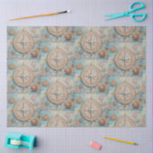 Een nautisch kompas serie ontwerp 21 tissuepapier (Craft)