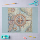 Een nautisch kompas serie ontwerp 3 tissuepapier (Craft)