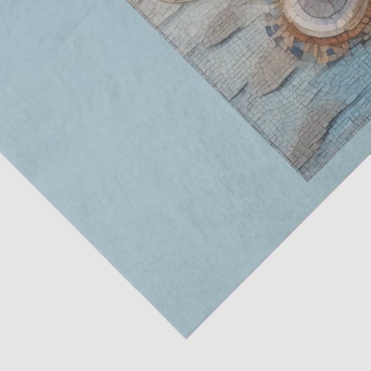 Een nautisch kompas serie ontwerp 6 tissuepapier (Detail)