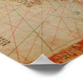 Een nautische atlas poster (Hoek)