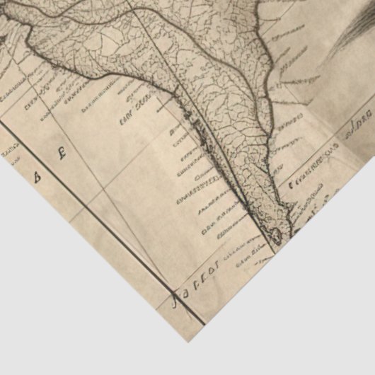 Een nautische kaart serie ontwerp 5 tissuepapier (Detail)