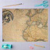 Een nautische kaart serie ontwerp 6 tissuepapier (Craft)