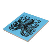 Een nautische reis voor uw  octopus tegeltje (Zijkant)