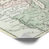 Een nauwkeurige kaart van Canada, 1761 Poster (Hoek)