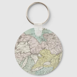 Een nauwkeurige kaart van Canada, 1761 Sleutelhanger