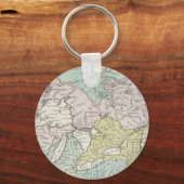 Een nauwkeurige kaart van Canada, 1761 Sleutelhanger (Voorkant)