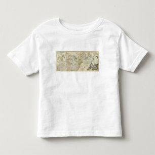 Een nauwkeurige kaart van het noordelijke deel van kinder shirts