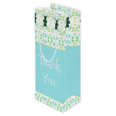 Een nauwkeurige ontwerpdruk wijn cadeautas (Achterkant Gekanteld)