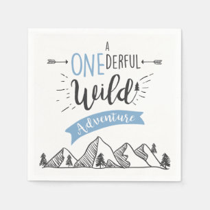 Een nederful Wild Adventure Paper Napkins Boy Servet
