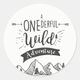 Een nederig Wild Adventure Favor Tag Cupcake Label