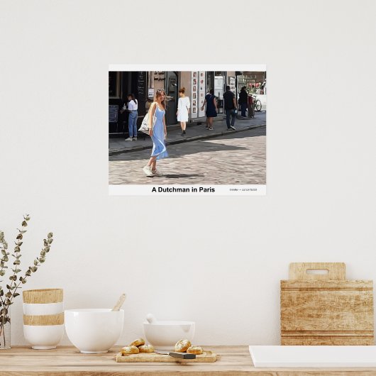 Een Nederlander in Parijs Poster (Keuken)