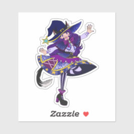 Een Neko Witch Sticker