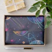 Een Neon Cosmos-serie ontwerp 9 Tissuepapier (Geschenk)