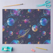 Een Neon Cosmos-serie ontwerp 9 Tissuepapier (Craft)