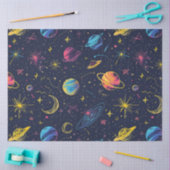Een neon kosmos serie ontwerp 2 tissuepapier (Craft)