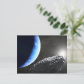 Een Neptunus kleine maan hippokamp. Briefkaart (Staand voorkant)