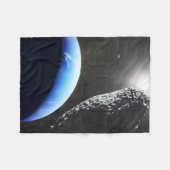 Een Neptunus kleine maan hippokamp. Fleece Deken (Voorkant (Horizontaal))