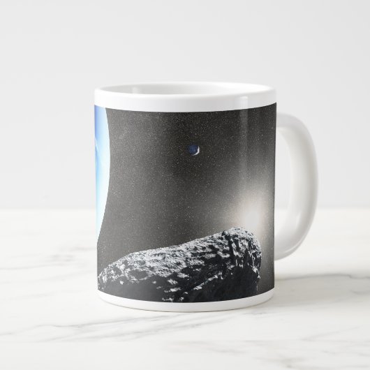 Een Neptunus kleine maan hippokamp. Grote Koffiekop (Voorkant rechts)