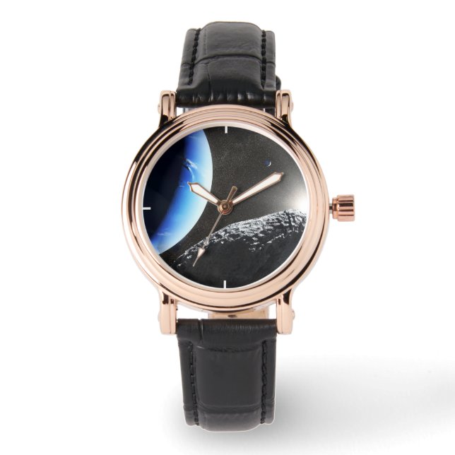 Een Neptunus kleine maan hippokamp. Horloge (Voorkant)