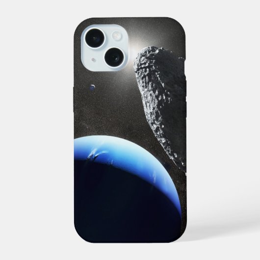 Een Neptunus kleine maan hippokamp. iPhone 15 Case (Achterkant)