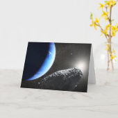 Een Neptunus kleine maan hippokamp. Kaart (Gele Bloem)