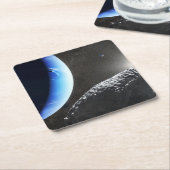 Een Neptunus kleine maan hippokamp. Kartonnen Onderzetters (Schuin)