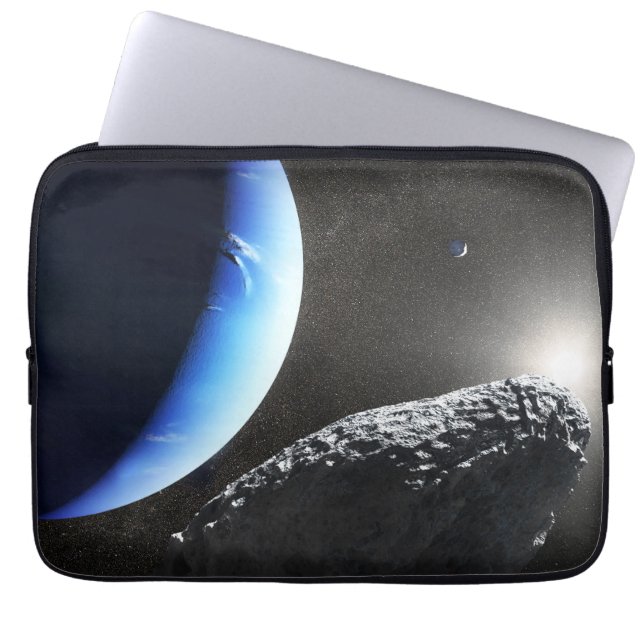 Een Neptunus kleine maan hippokamp. Laptop Sleeve (Voorkant)