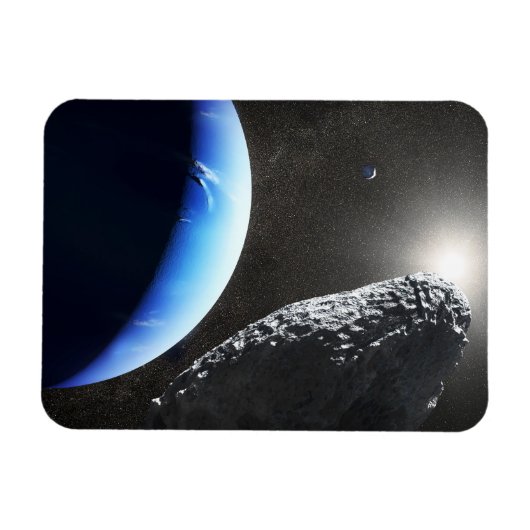 Een Neptunus kleine maan hippokamp. Magneet (Horizontaal)