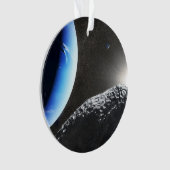 Een Neptunus kleine maan hippokamp. Ornament (voorkant)