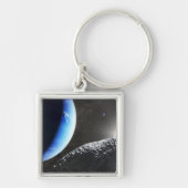 Een Neptunus kleine maan hippokamp. Sleutelhanger (Voorkant)